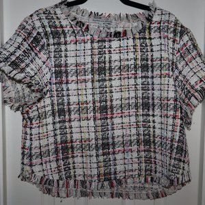 Cupcakes and Cashmere Plaid Top
